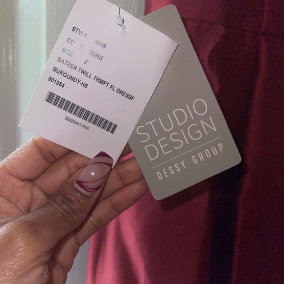 Trumpet Off-Shoulder Bridesmaid Dress - Picture 2 of 3